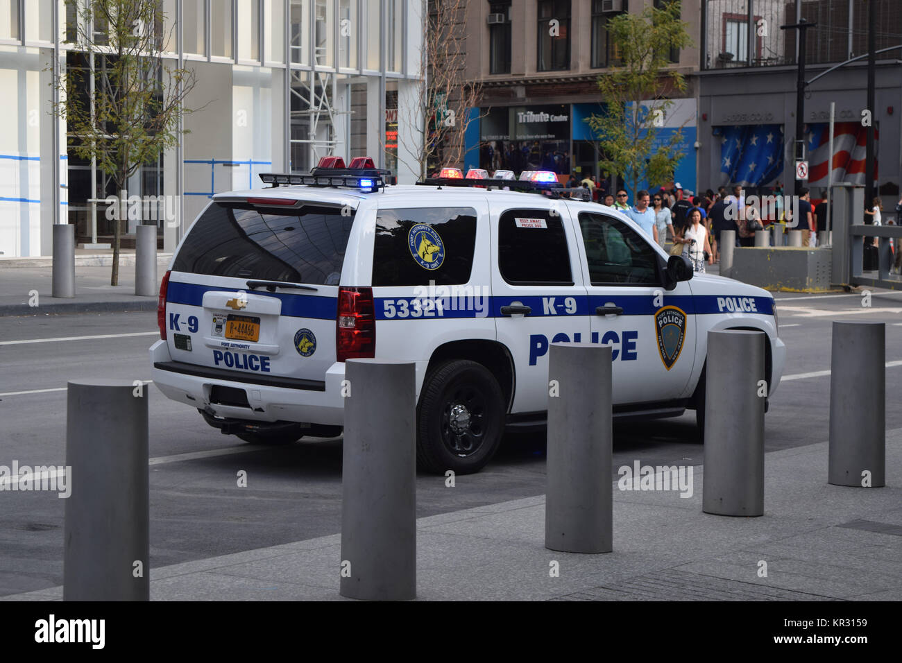 NYPD Cop Car Stock Photo