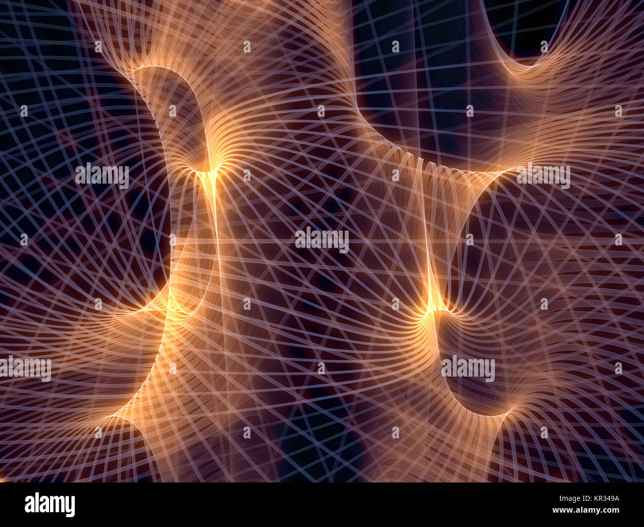 Visualization of Grid Lines Stock Photo - Alamy