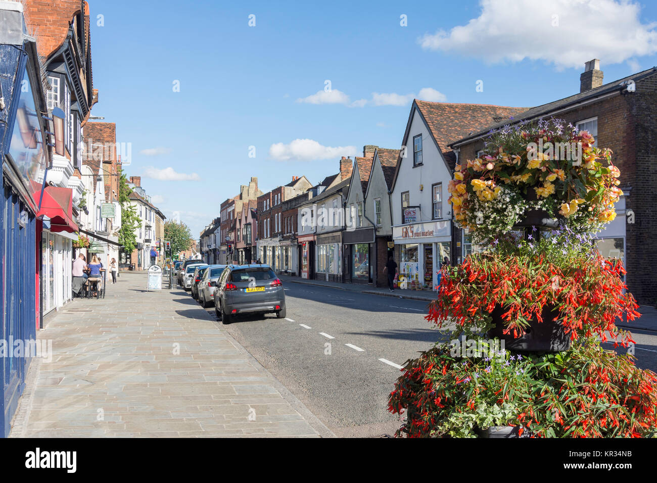 High Street, Ware, Hertfordshire, England, United Kingdom Stock Photo