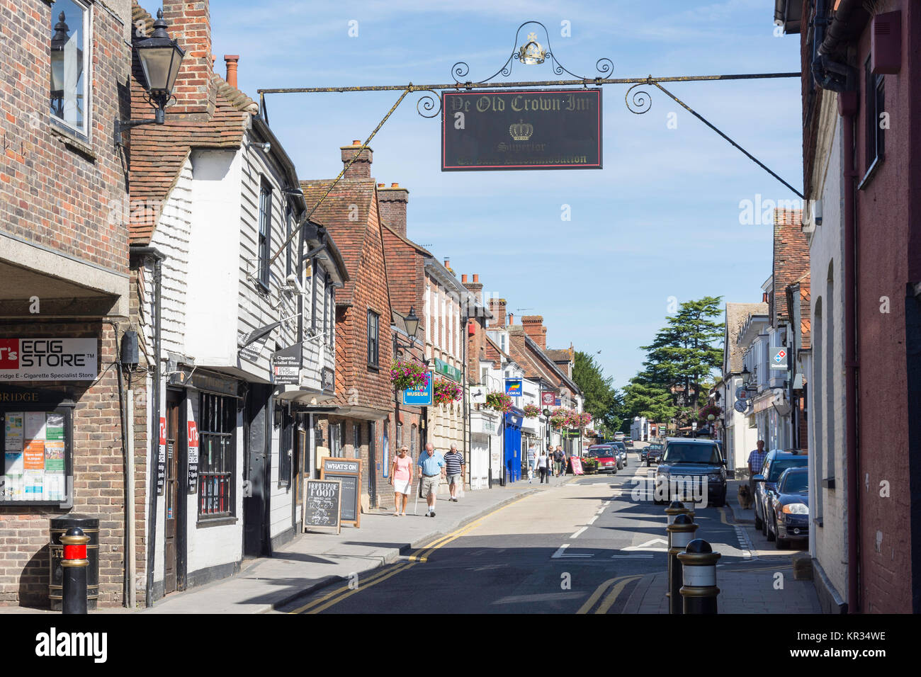 High Street, Edenbridge, Kent, England, United Kingdom Stock Photo
