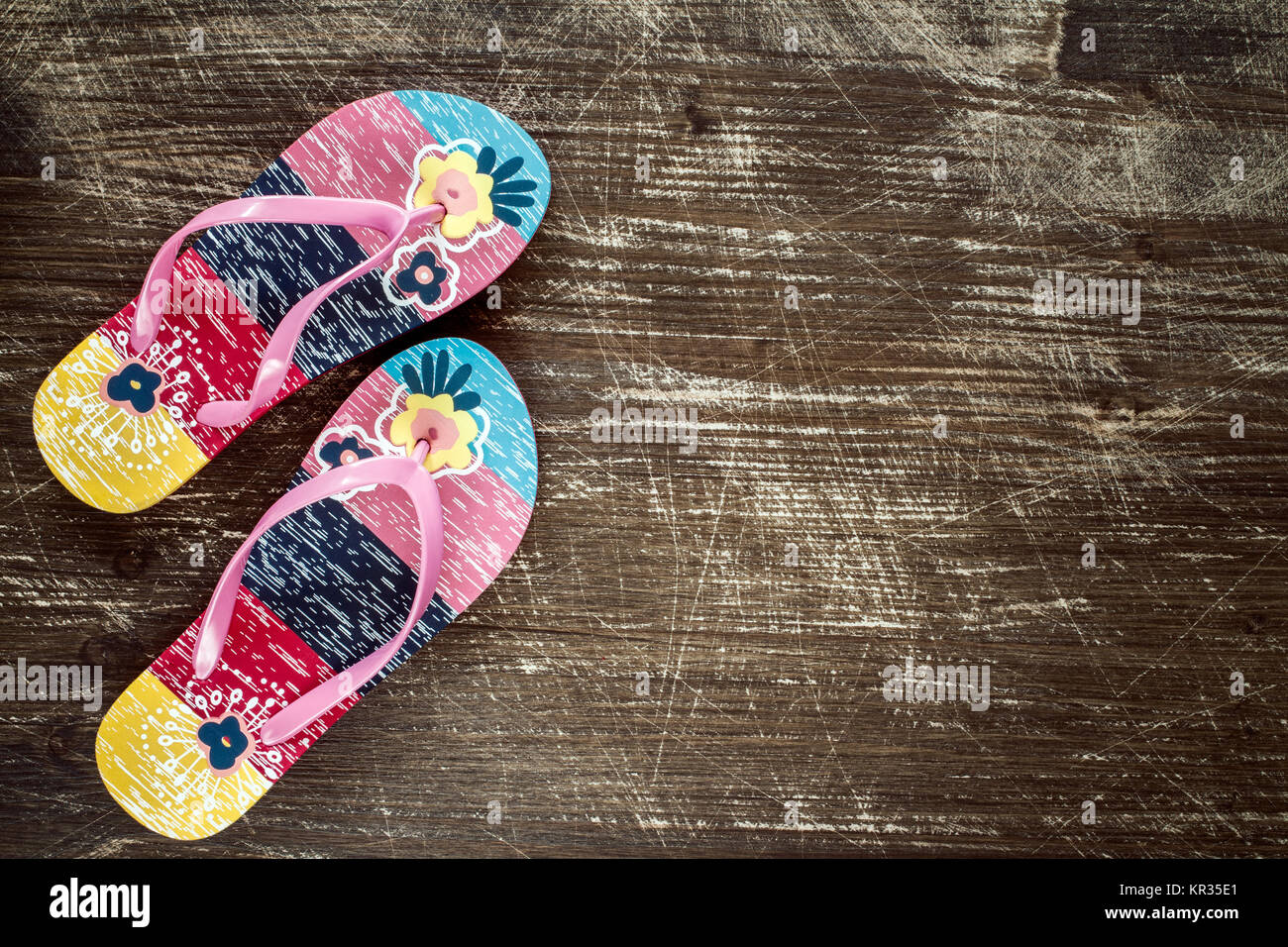 Flip flop sandals Stock Photo
