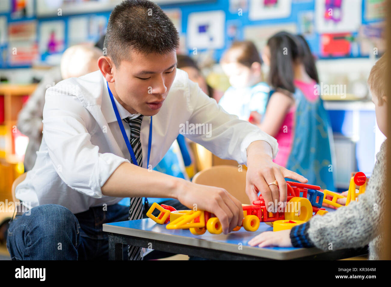 Building Blocks at Nursery Stock Photo Alamy