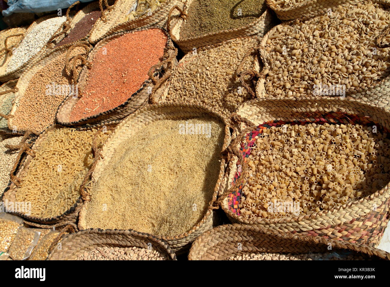 arab market in egypt with herbs and spices Stock Photo Alamy