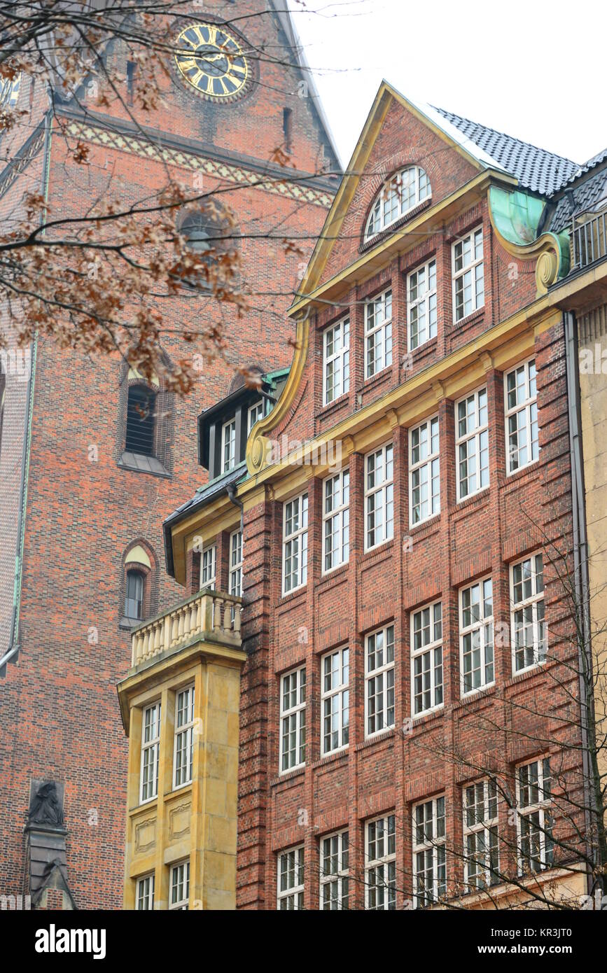stadtansichten in hamburg - house facades Stock Photo - Alamy