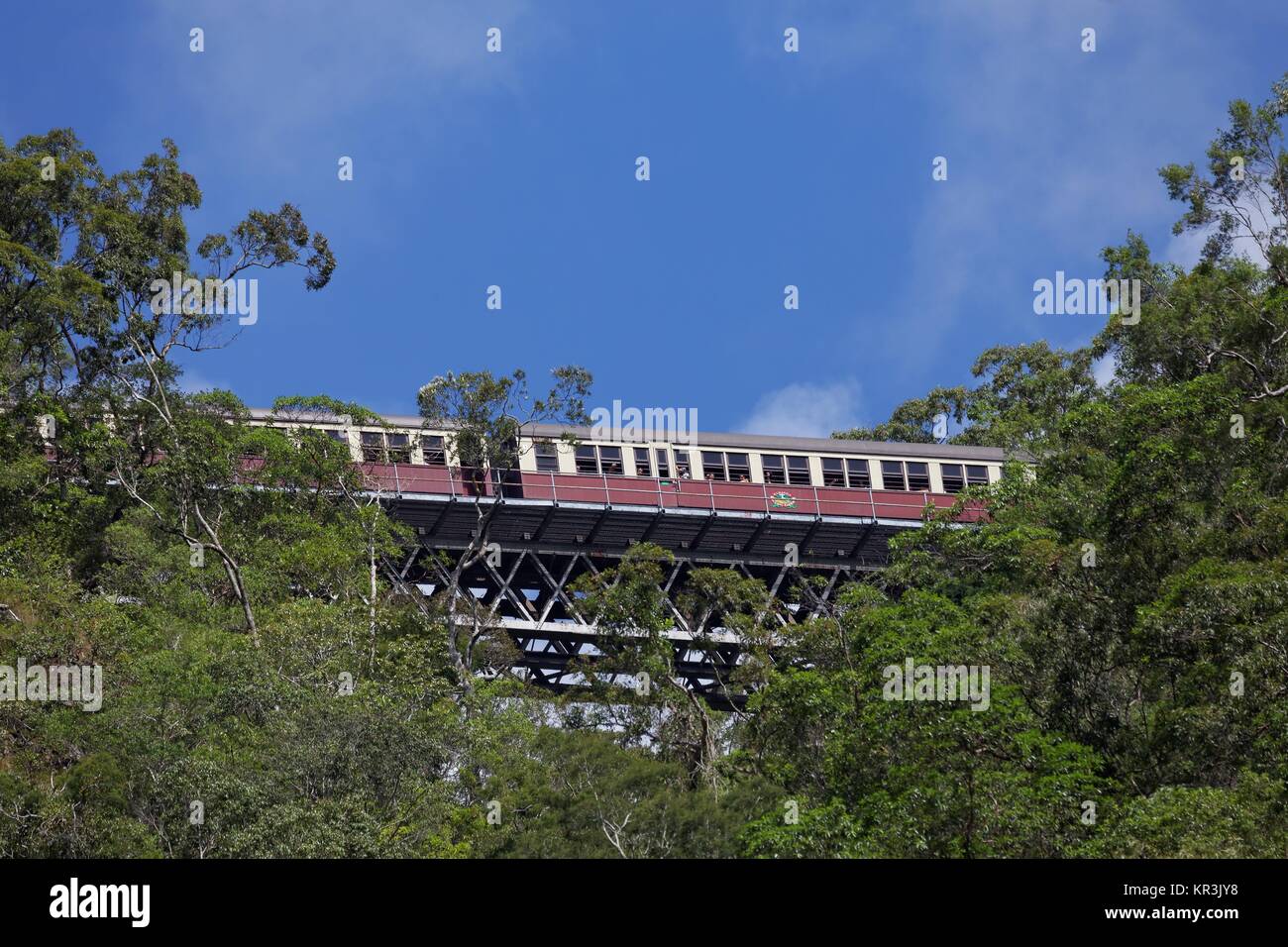 scenic kuranda railway Stock Photo