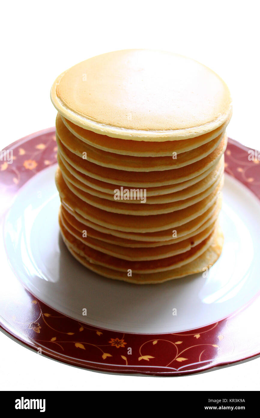 Stack of pancakes Stock Photo