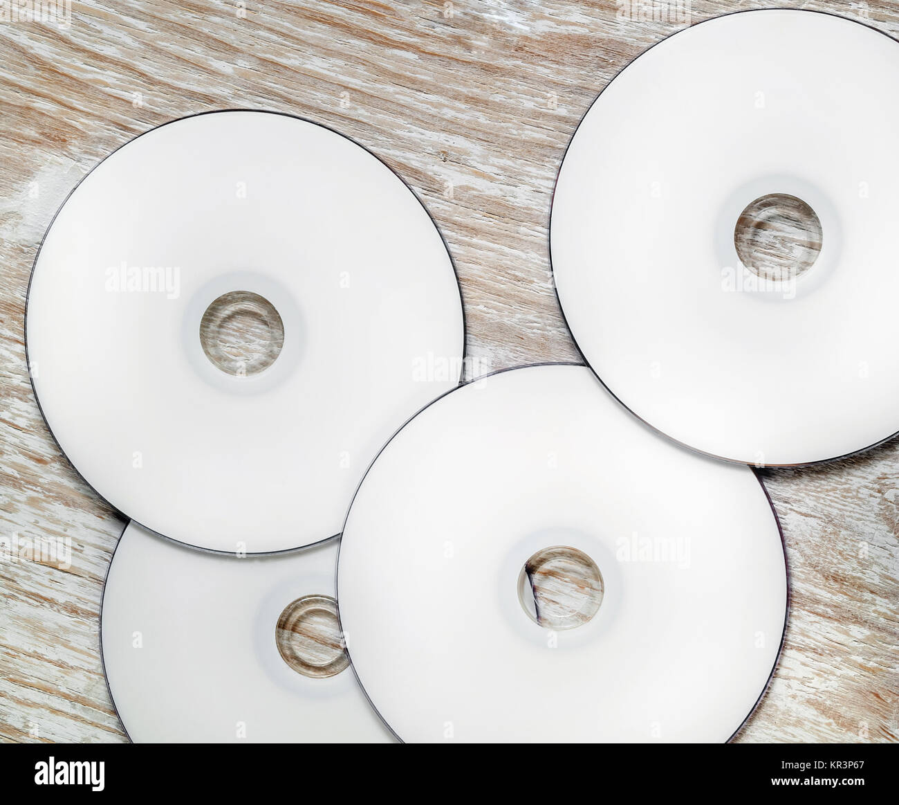 Blank CD and DVD Stock Photo Alamy