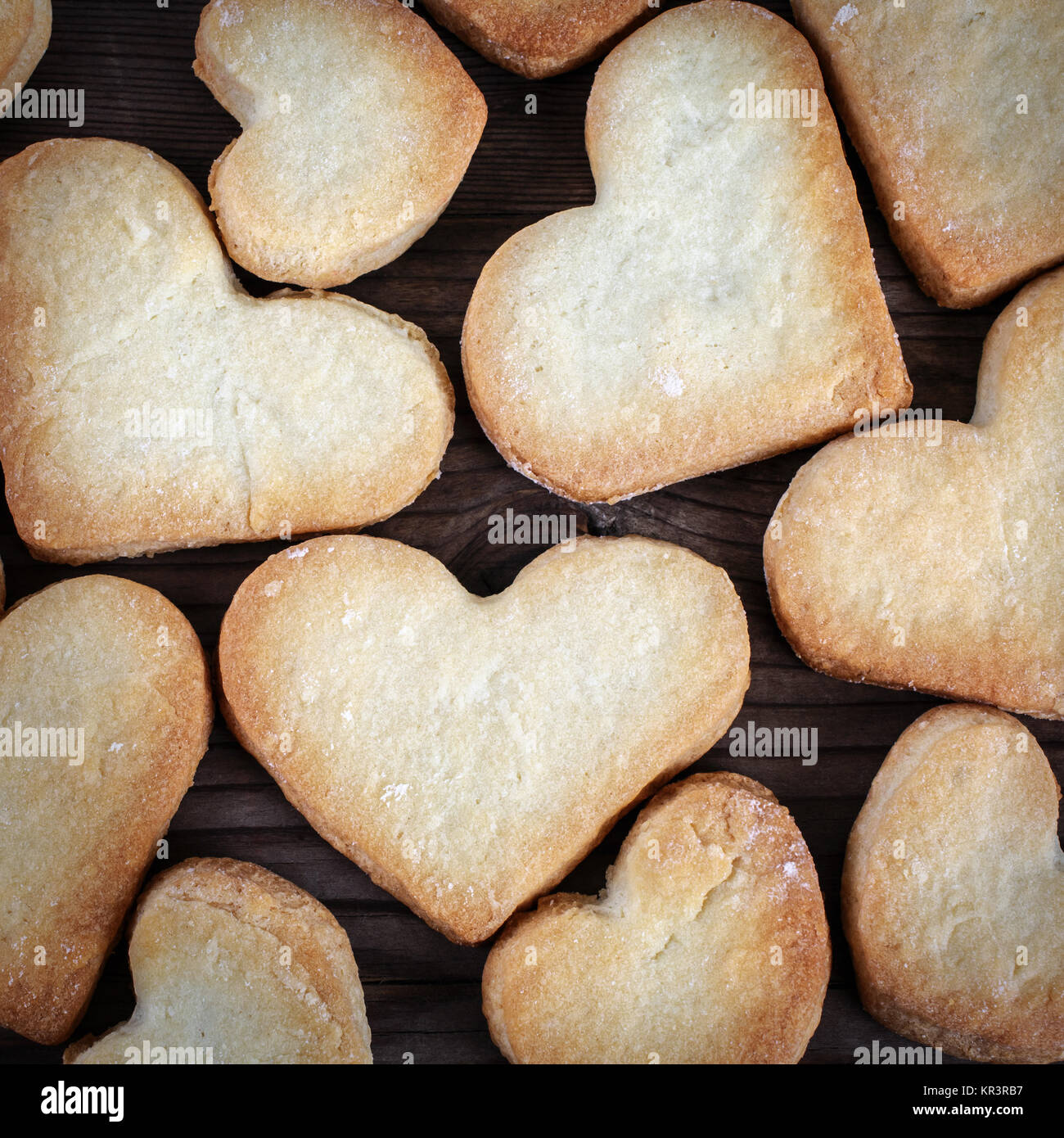 Heart shaped cookies Stock Photo - Alamy