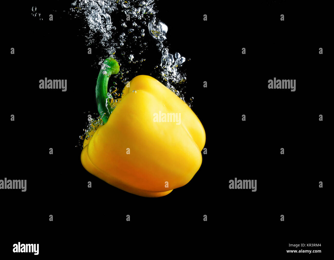 Paprika in water Stock Photo Alamy