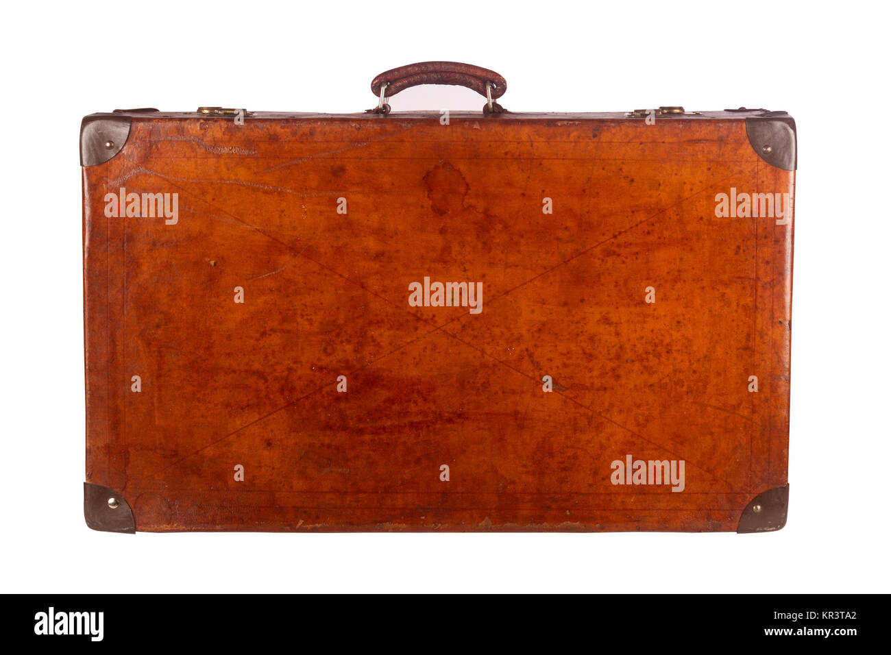 Old closed suitcase Stock Photo - Alamy