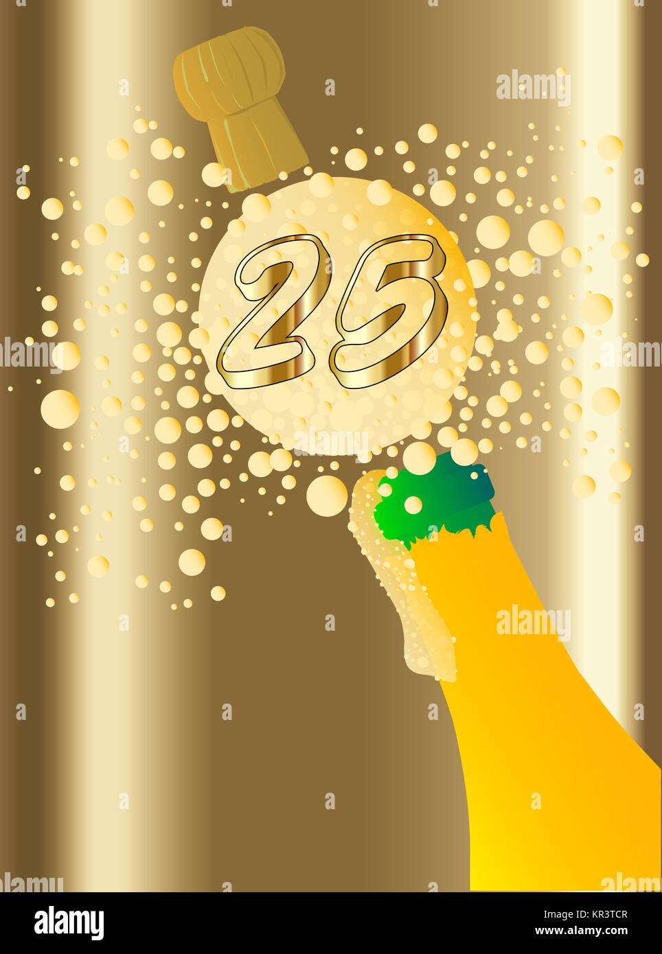 25 Champagne Stock Photo