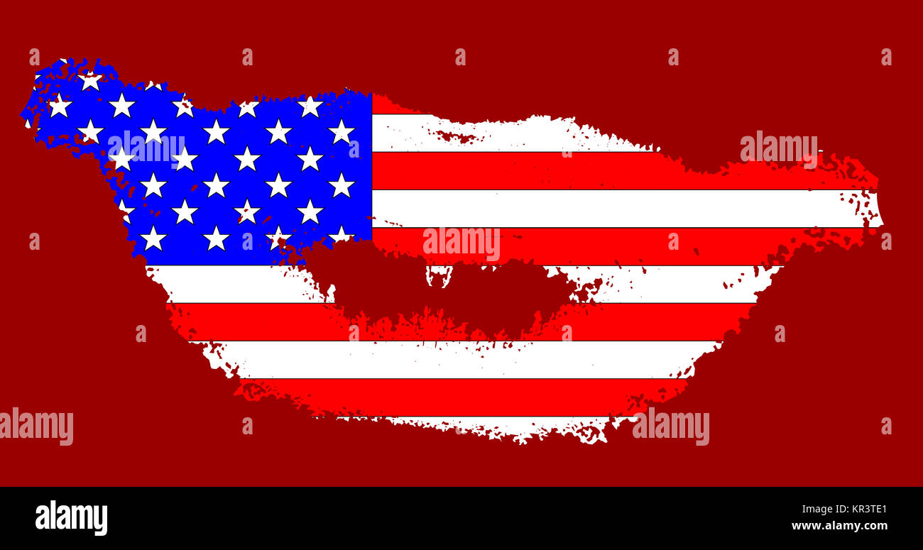 USA Flag Kiss Lips Stock Photo Alamy