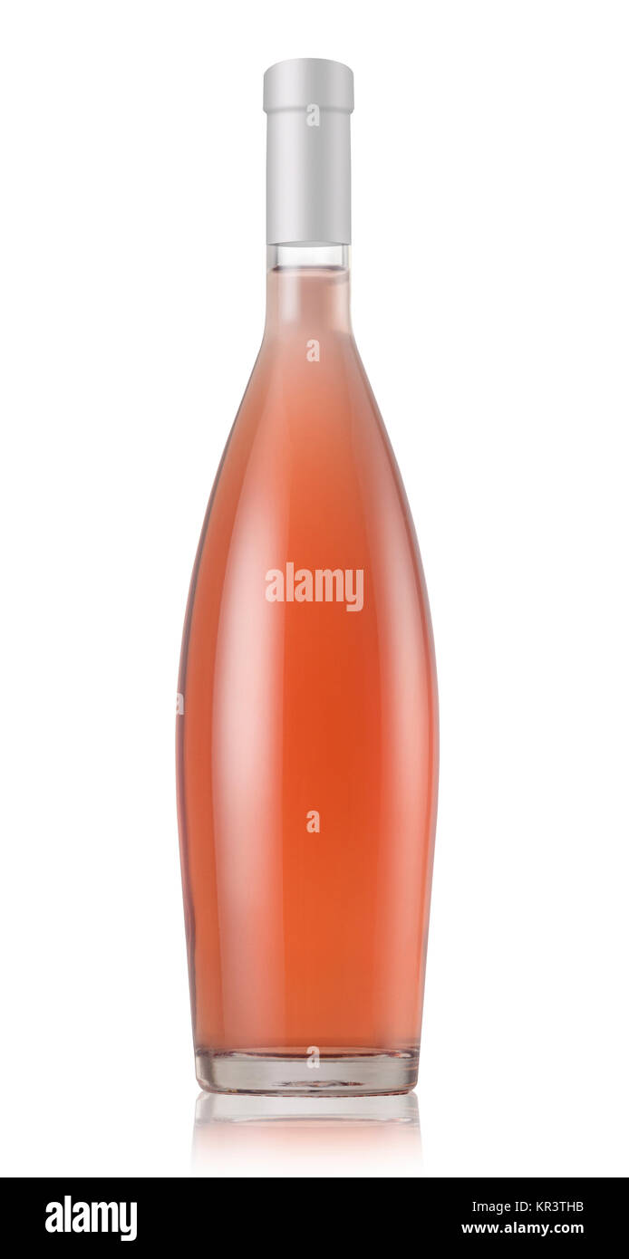 Unlabeled delicate rose bottle Stock Photo Alamy