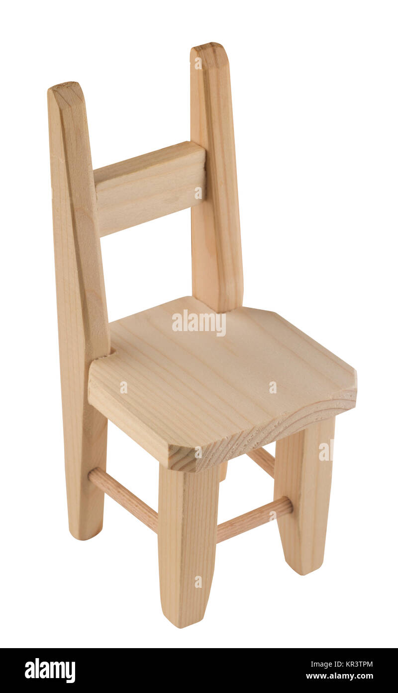 Small wooden chair Stock Photo Alamy