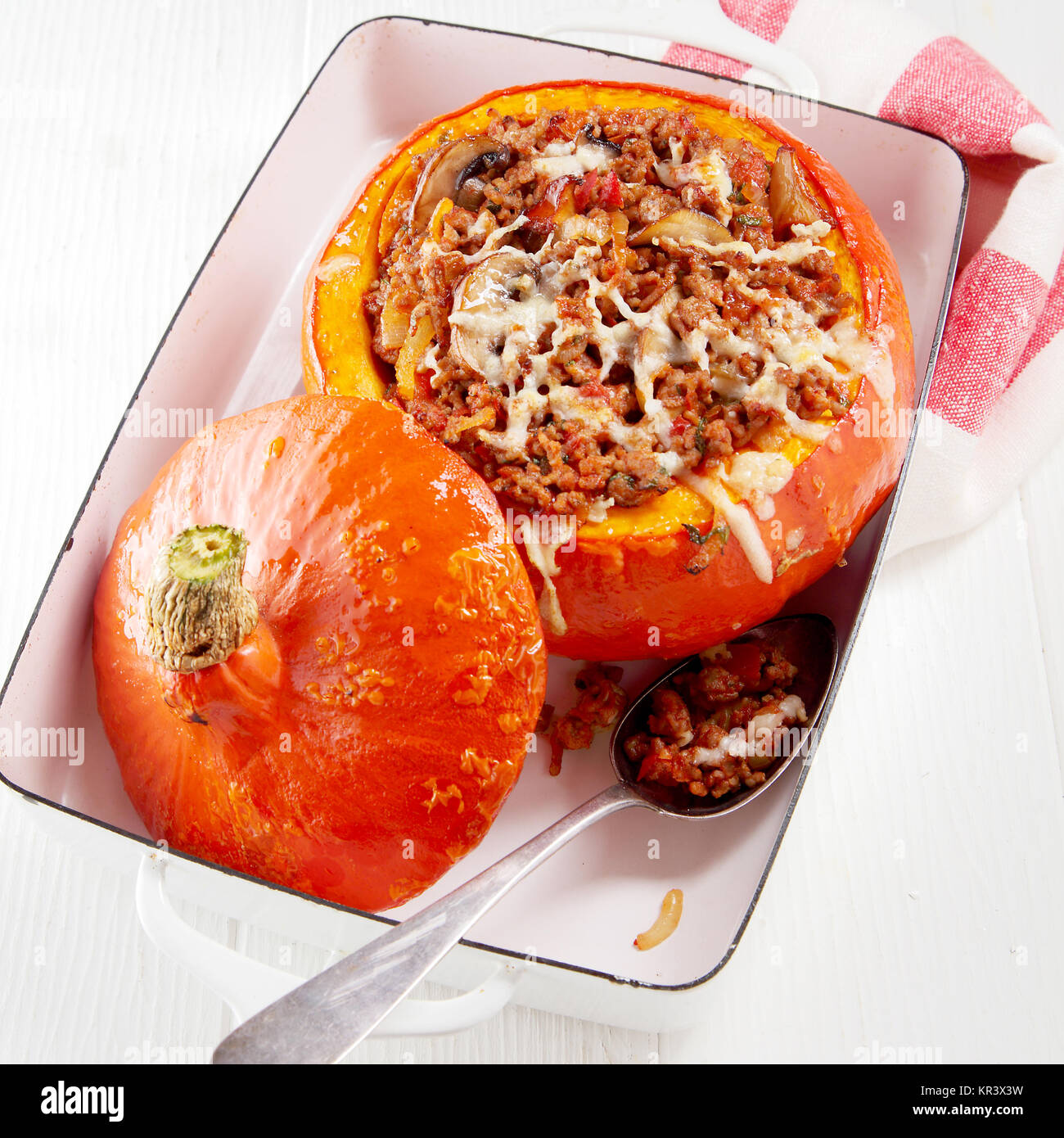 stuffed-butternut-squash-with-a-piquant-savory-beef-mince-and-melted