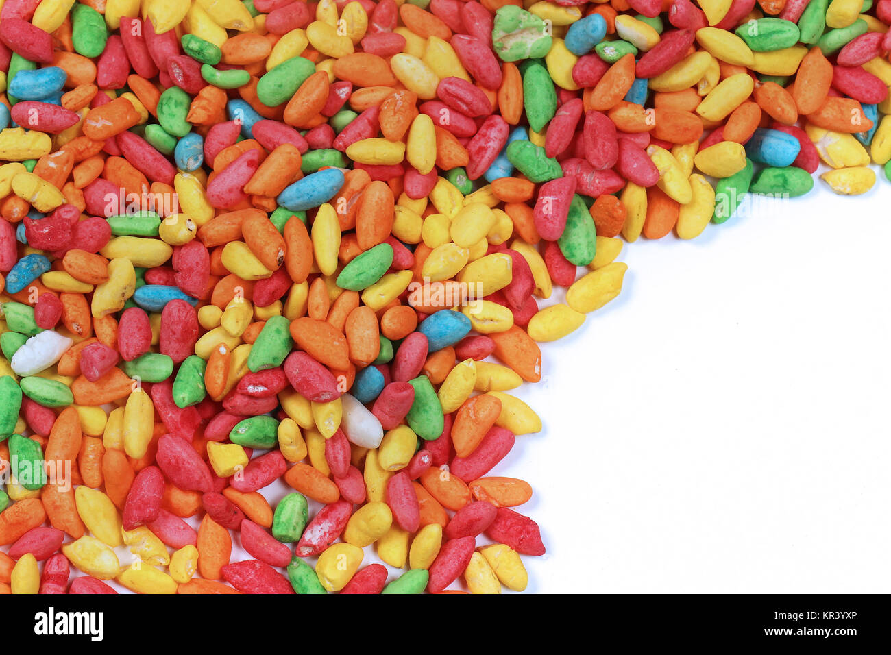 Colorful rice background Stock Photo - Alamy