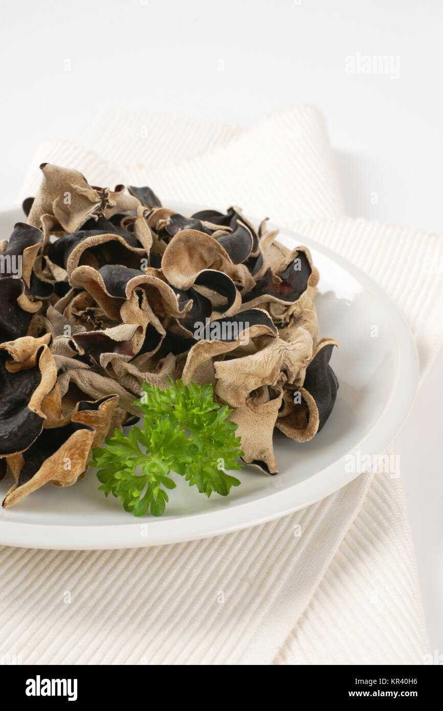 Wood ear mushrooms Stock Photo Alamy