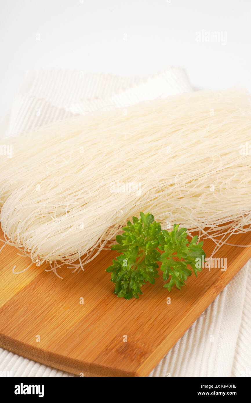 dried rice noodles Stock Photo Alamy