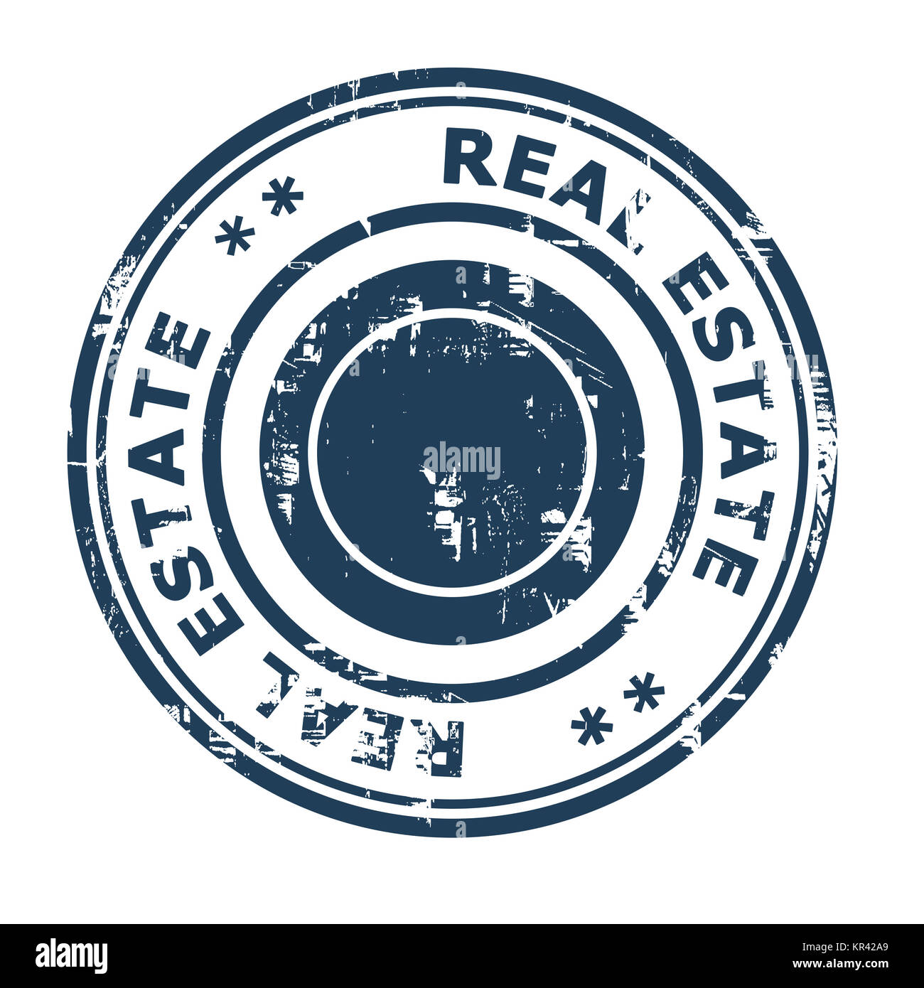 Real estate business concept rubber stamp Stock Photo Alamy