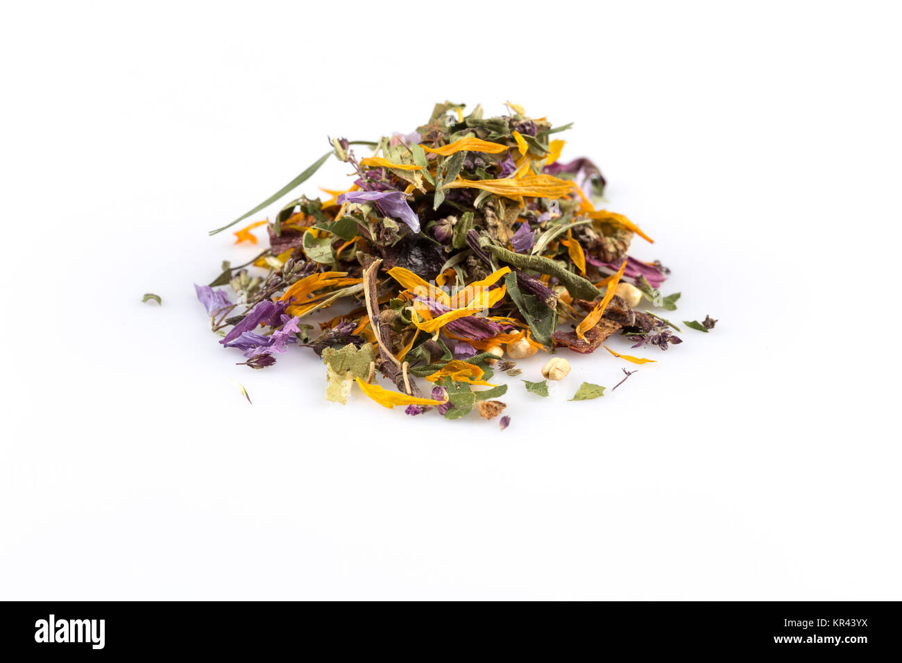 Dried herbal tea leaves Stock Photo Alamy