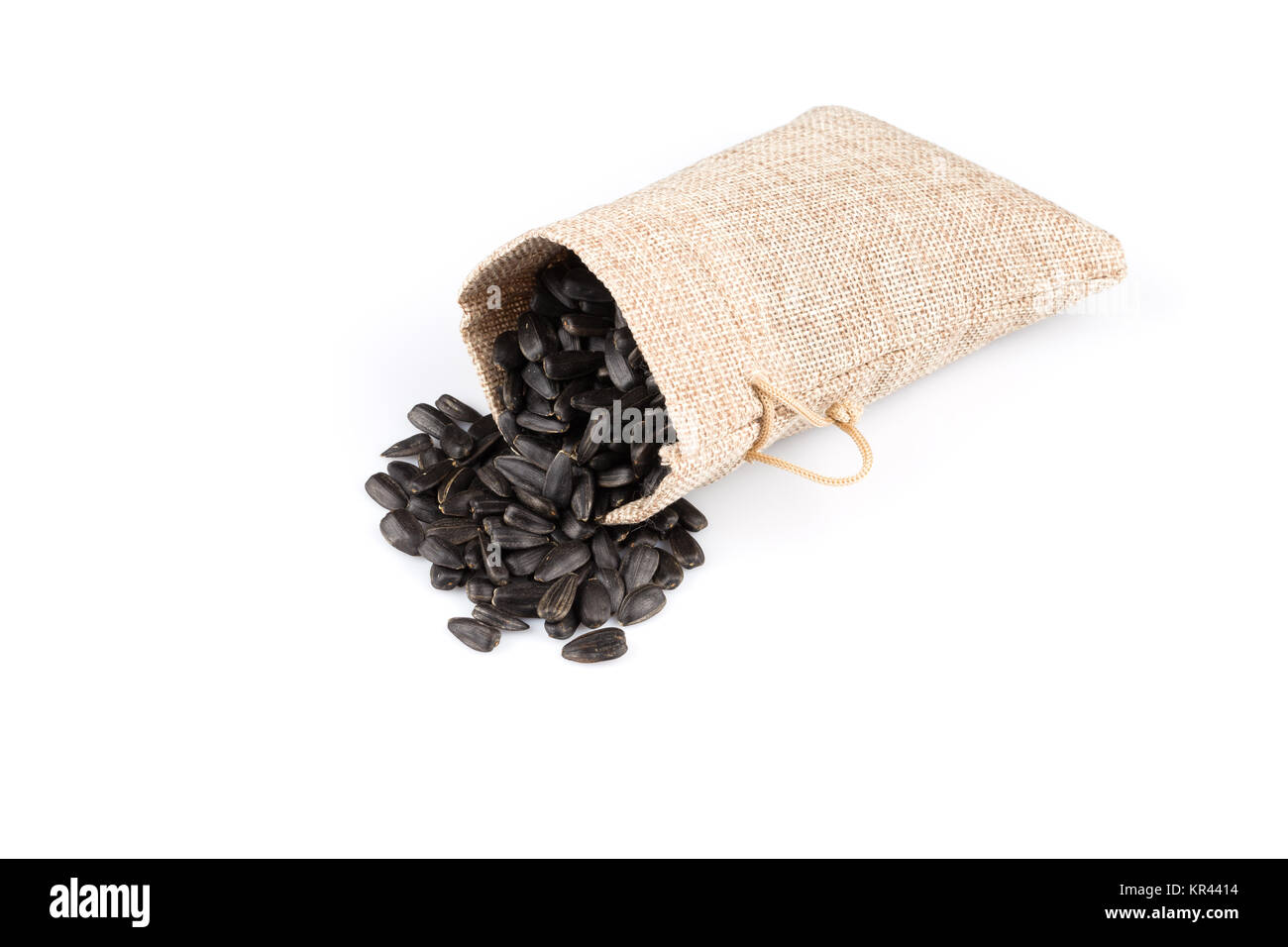 sunflower seeds in sack Stock Photo Alamy