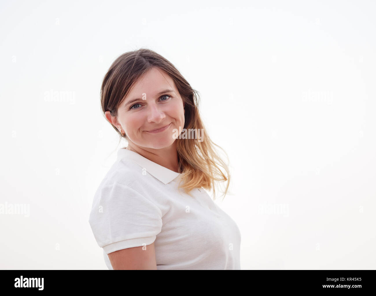 Woman gesture women indicate show hi-res stock photography and images ...