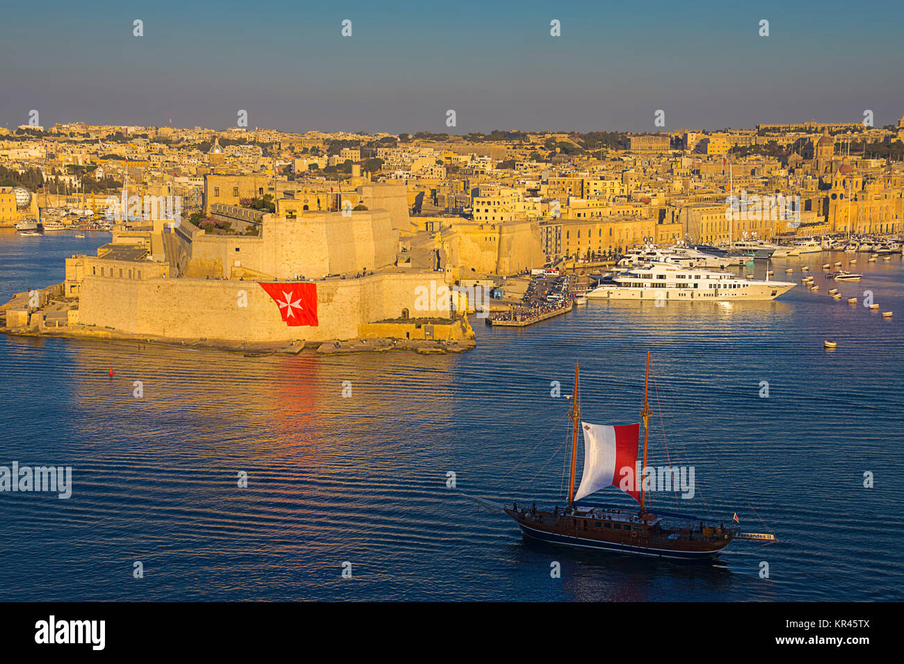 valletta on the feast of unanbhÃ¤ngigkeit by the british Stock Photo