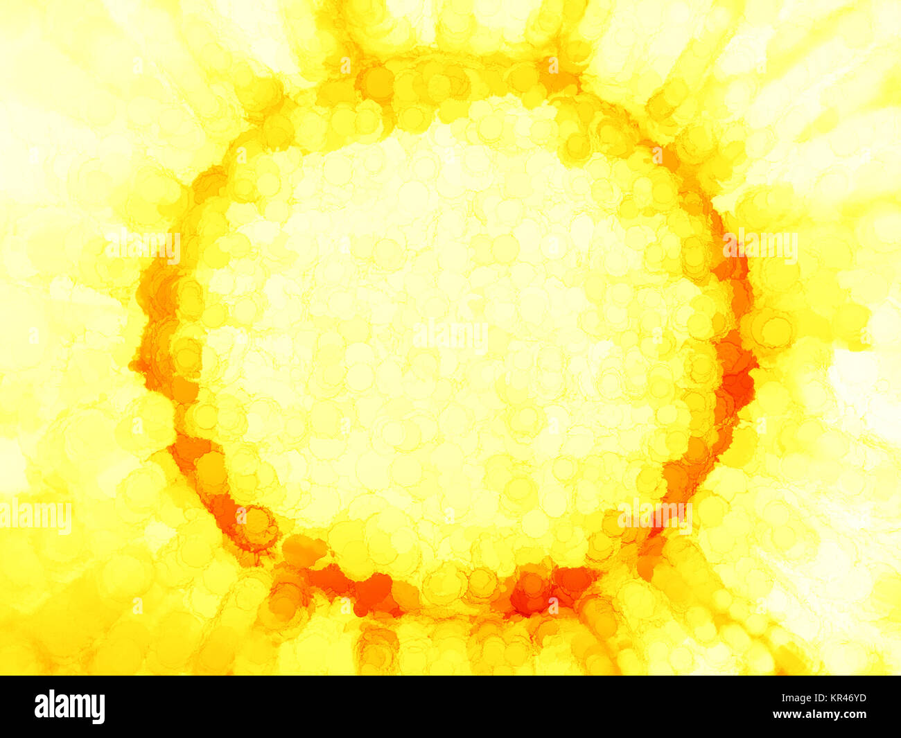 Yellow sun painting Stock Photo Alamy