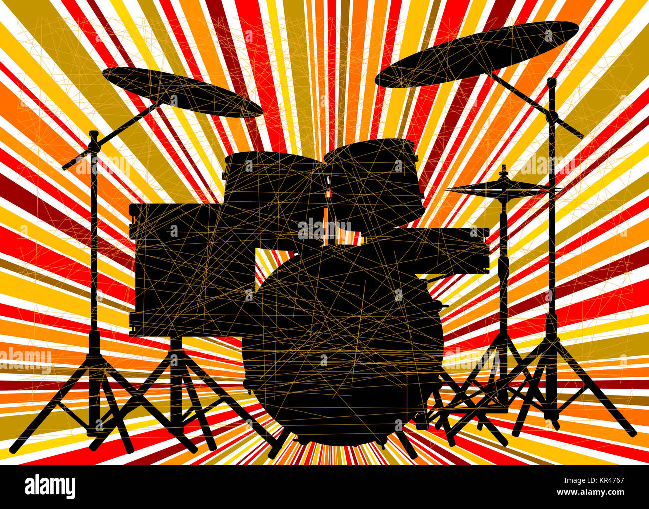 Jazz Drum Kit Stock Photo Alamy