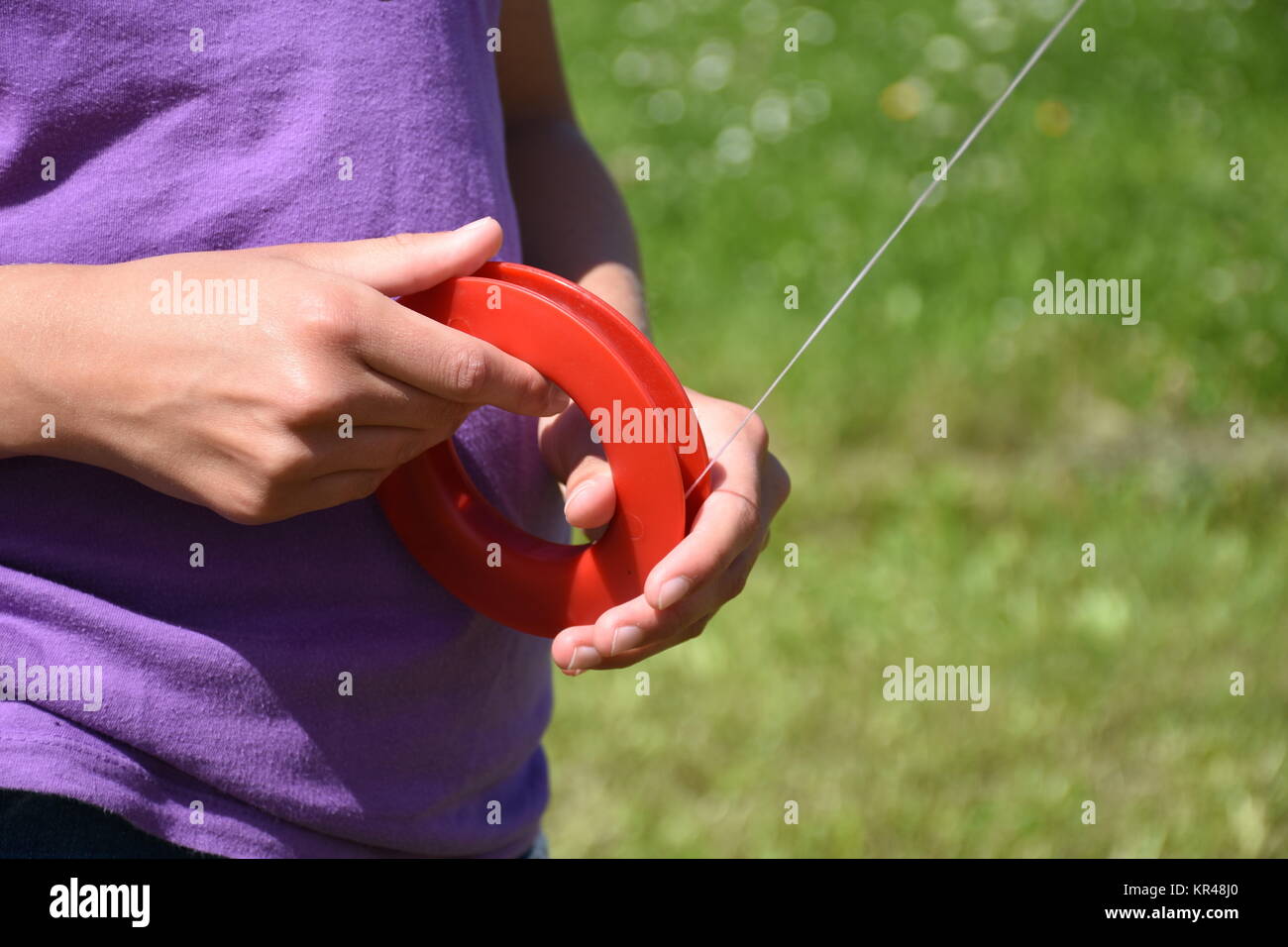 holding kite string,steer,roll,string,rope,leash,dragon,hold Stock Photo
