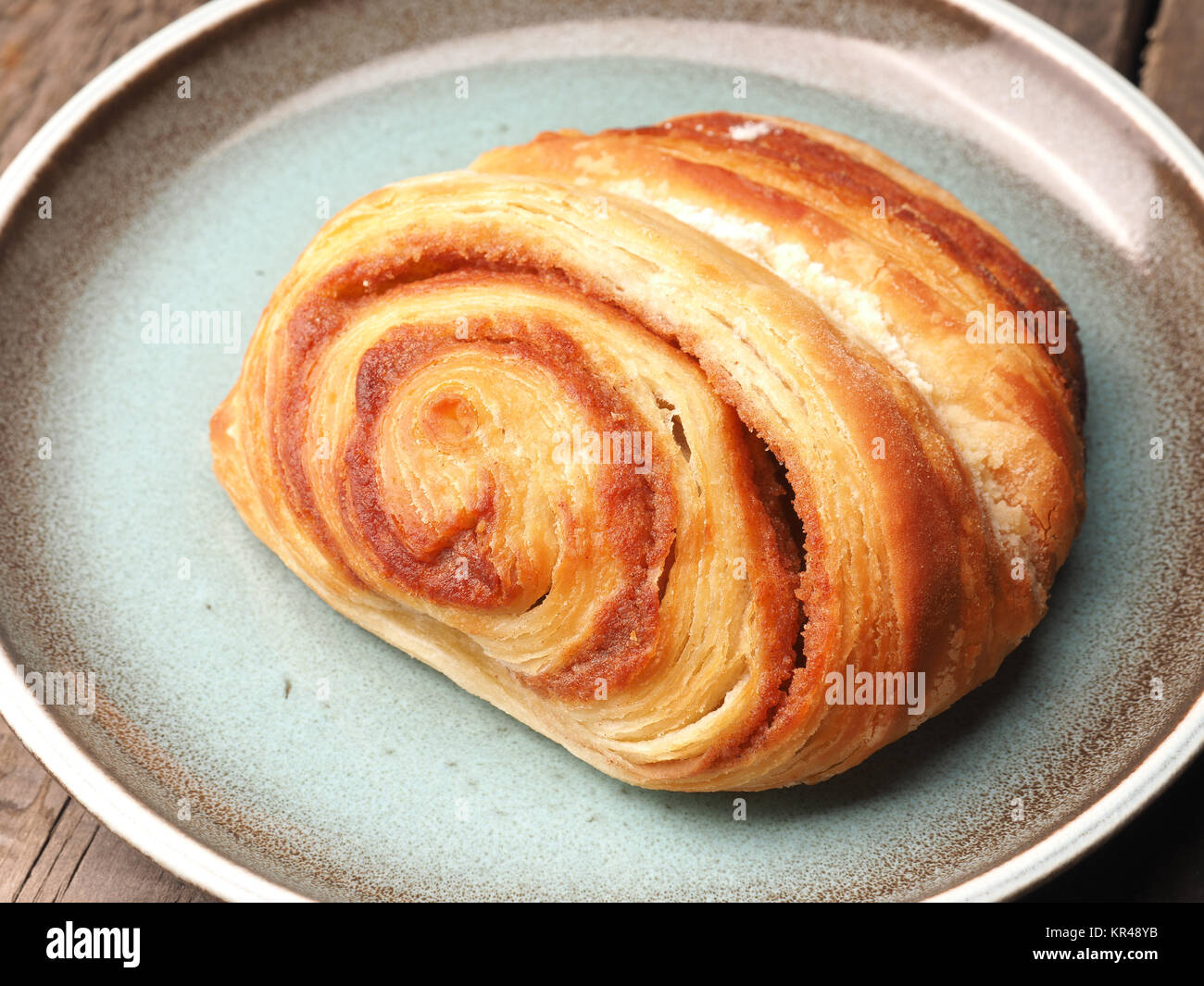 Delicious pastry with cinnamon Stock Photo