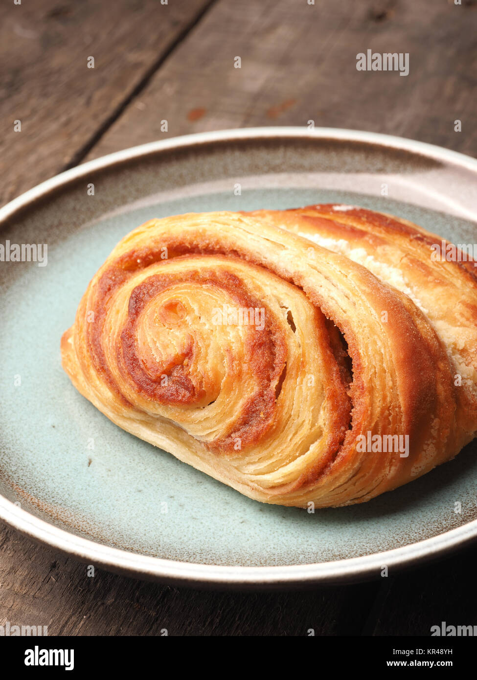 Sweet pastry with cinnamon Stock Photo