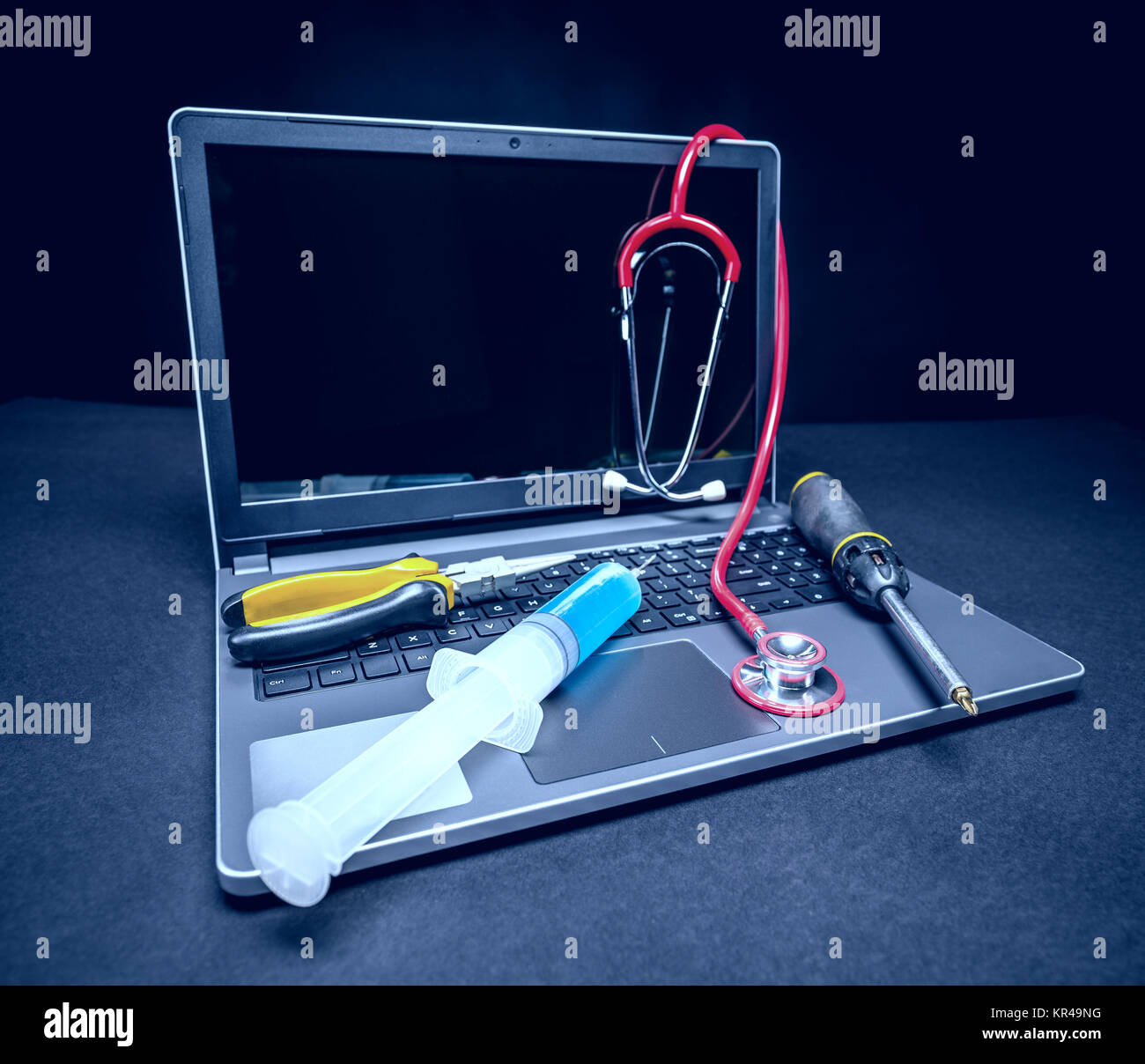 Diagnosis and repair concept Stock Photo Alamy