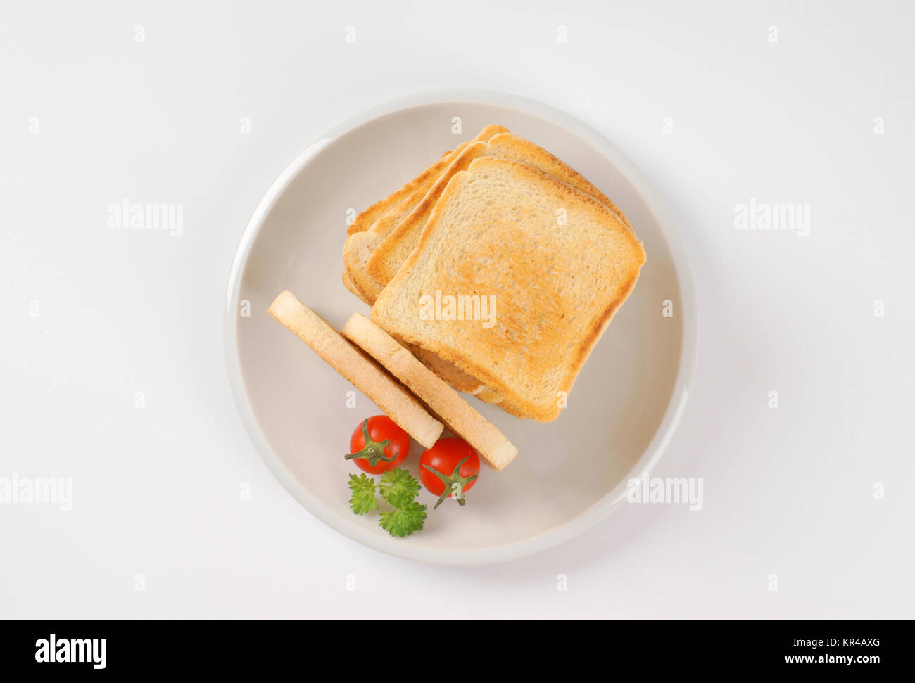 toasted white bread Stock Photo Alamy