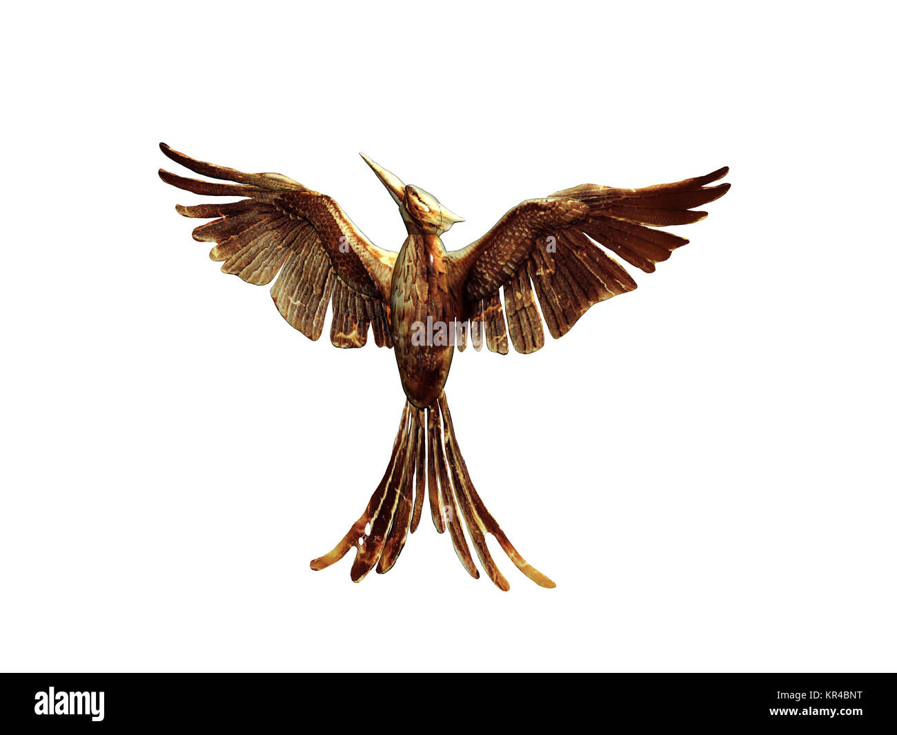 phoenix released from the ashes Stock Photo