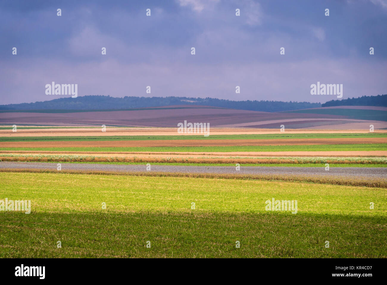 Colored layers in field hi-res stock photography and images - Alamy