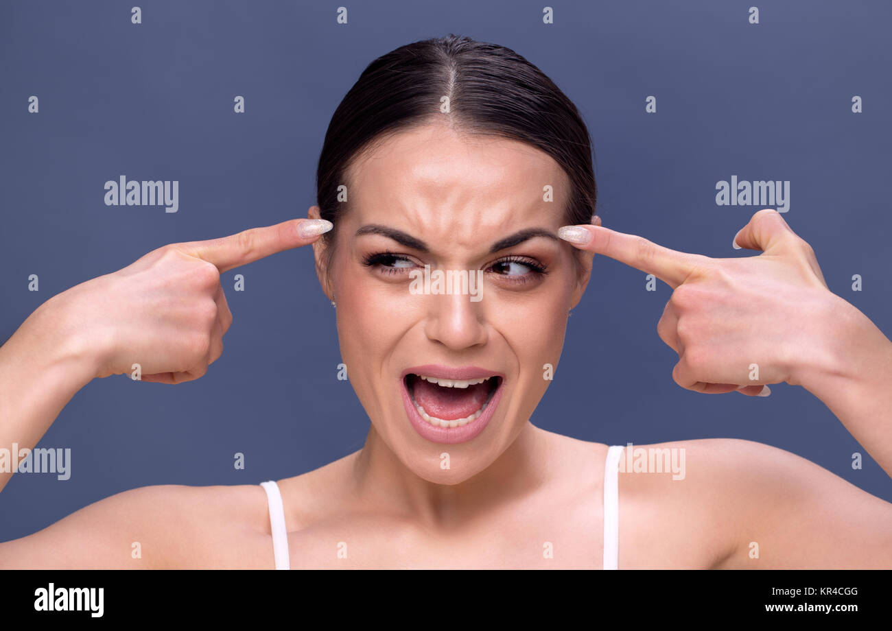 Wrinkles on the forehead hires stock photography and images Alamy