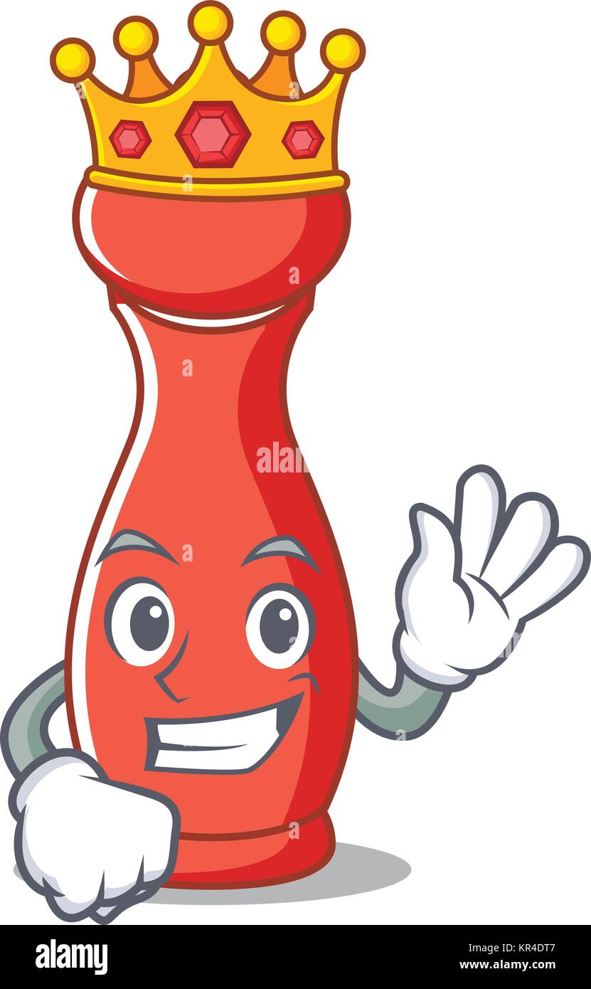 King pepper mill character cartoon Stock Vector Image & Art Alamy