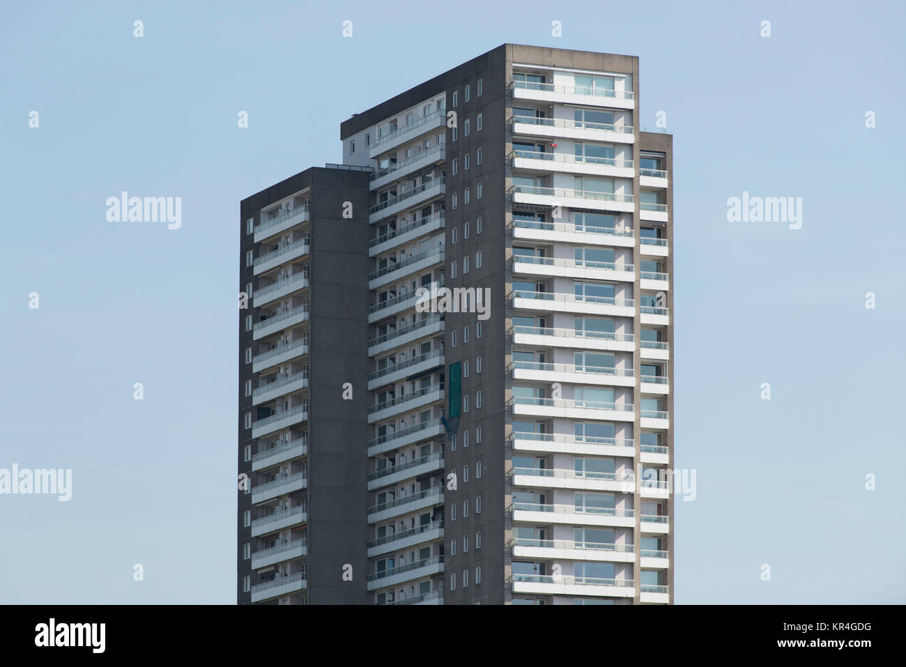 facade of a modern residential building in hamburg,germany Stock Photo ...