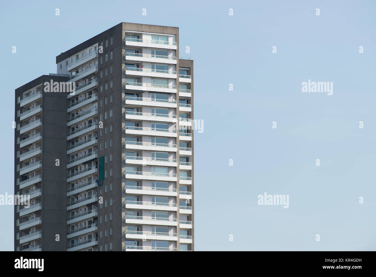 facade of a modern residential building in hamburg,germany Stock Photo ...