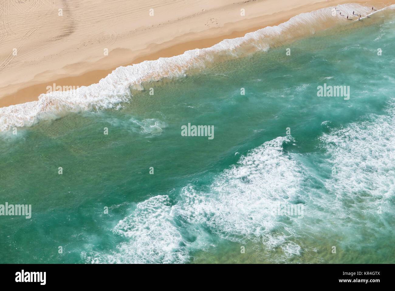 Coastal ocean beach from above Stock Photo - Alamy