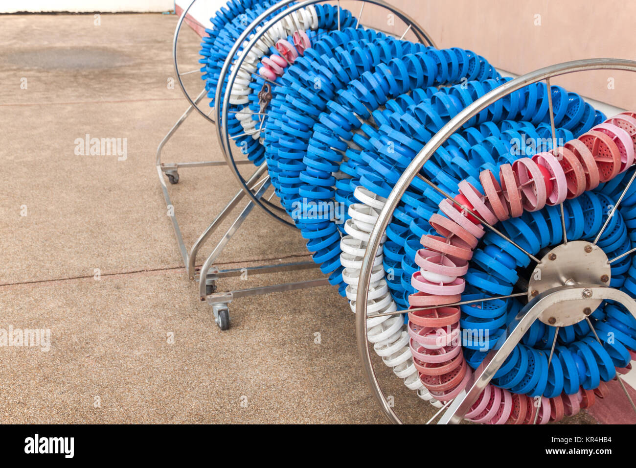 Swim Pool Lane Lines Stock Photo Alamy
