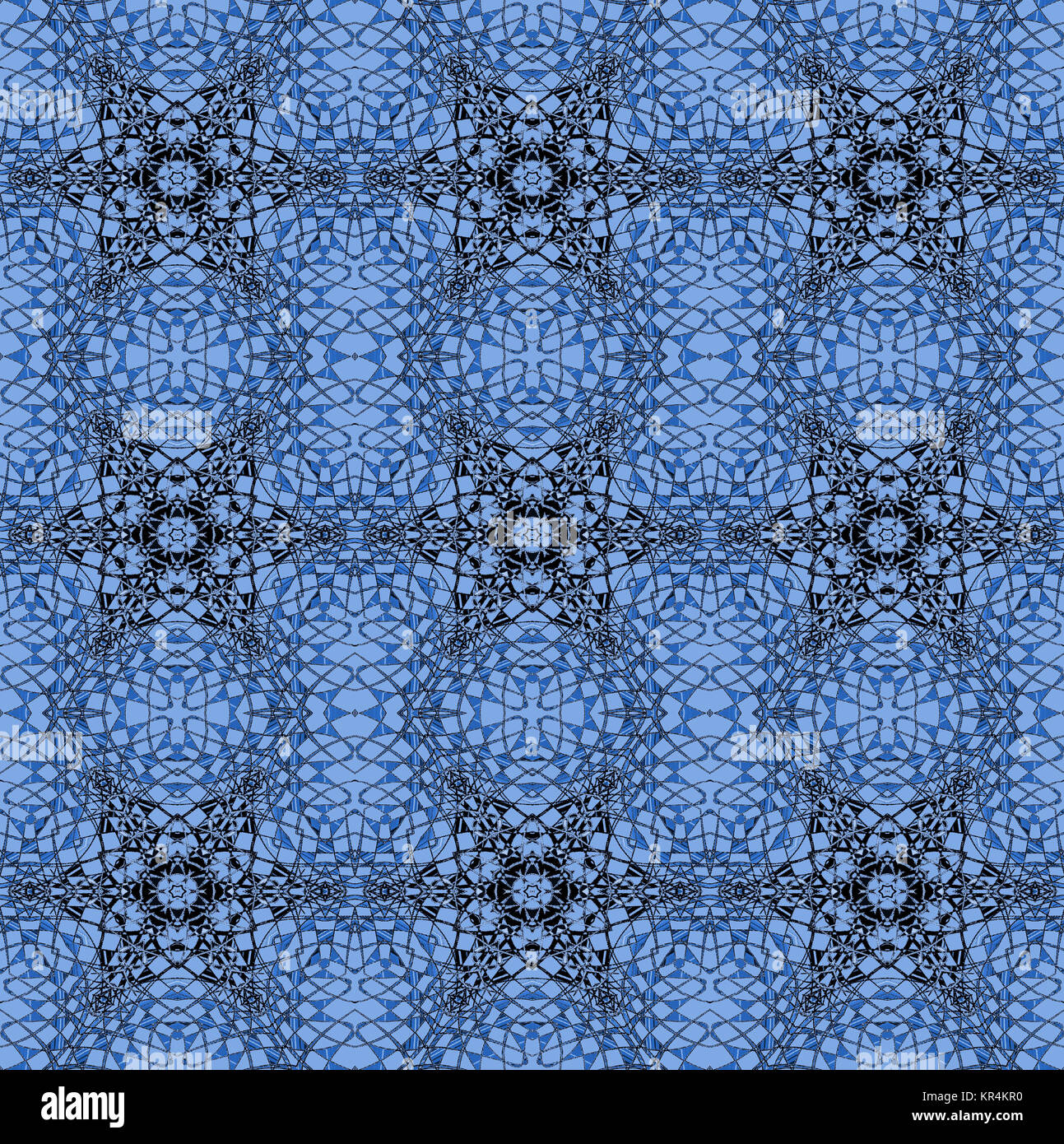 Abstract geometric seamless background. Ornate stars and diamond ...