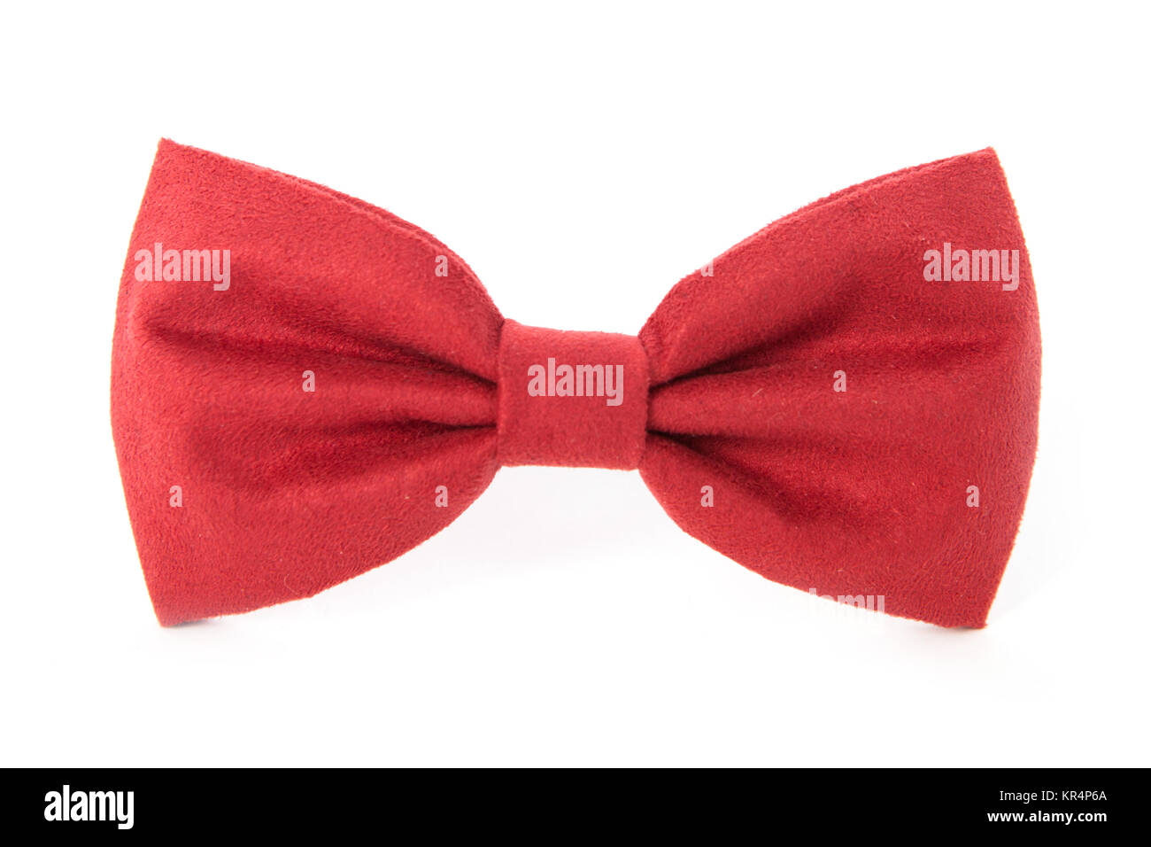 Red bow tie isolated on white background Stock Photo - Alamy