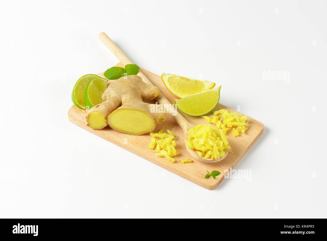 whole and grated ginger Stock Photo Alamy