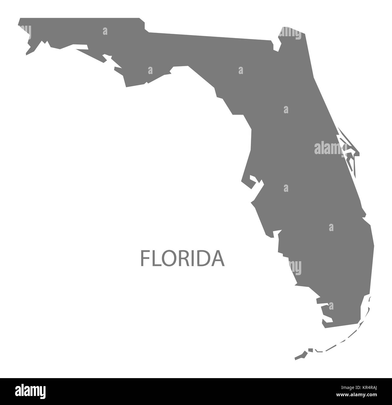 Florida map usa Black and White Stock Photos & Images - Alamy