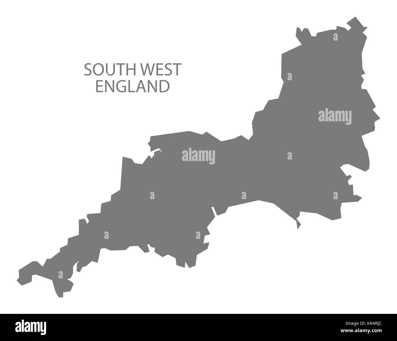 England Counties Map Cut Out Stock Images & Pictures - Alamy