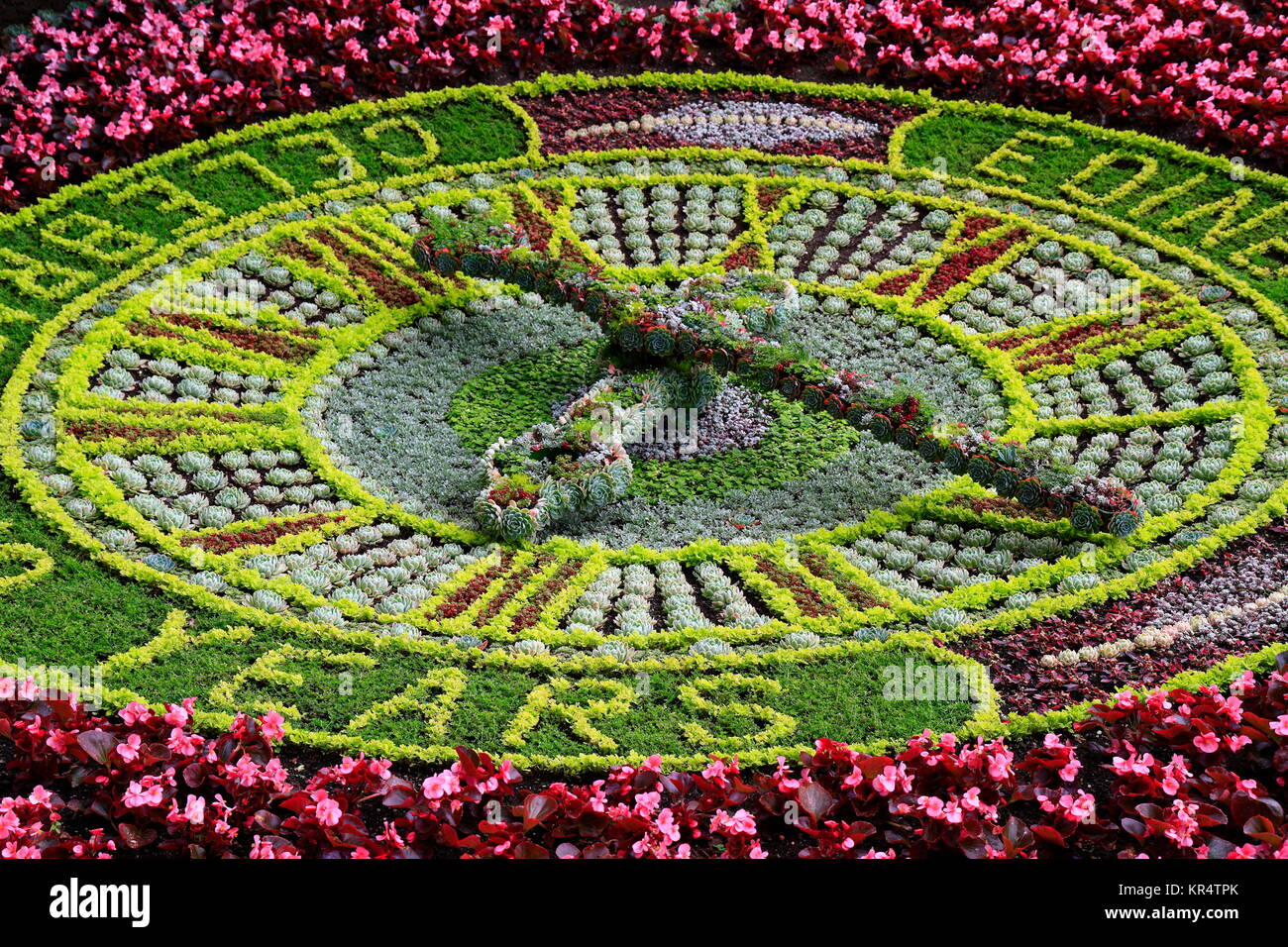 Floral Clock, Edinburgh Scotland Stock Photo Alamy