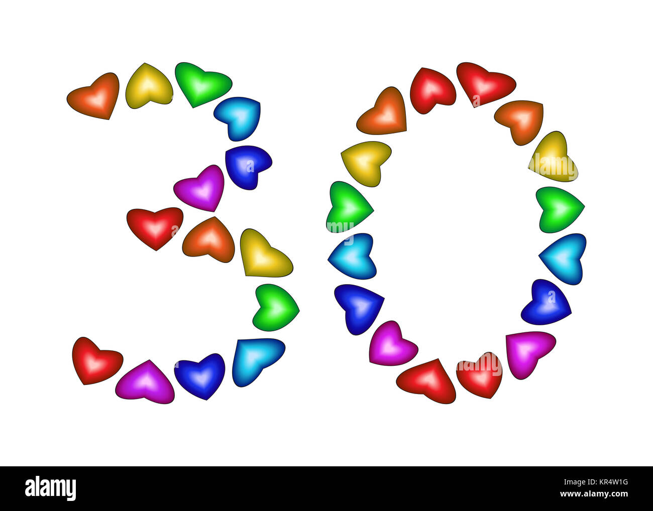 Number 30 thirty made hi-res stock photography and images - Alamy