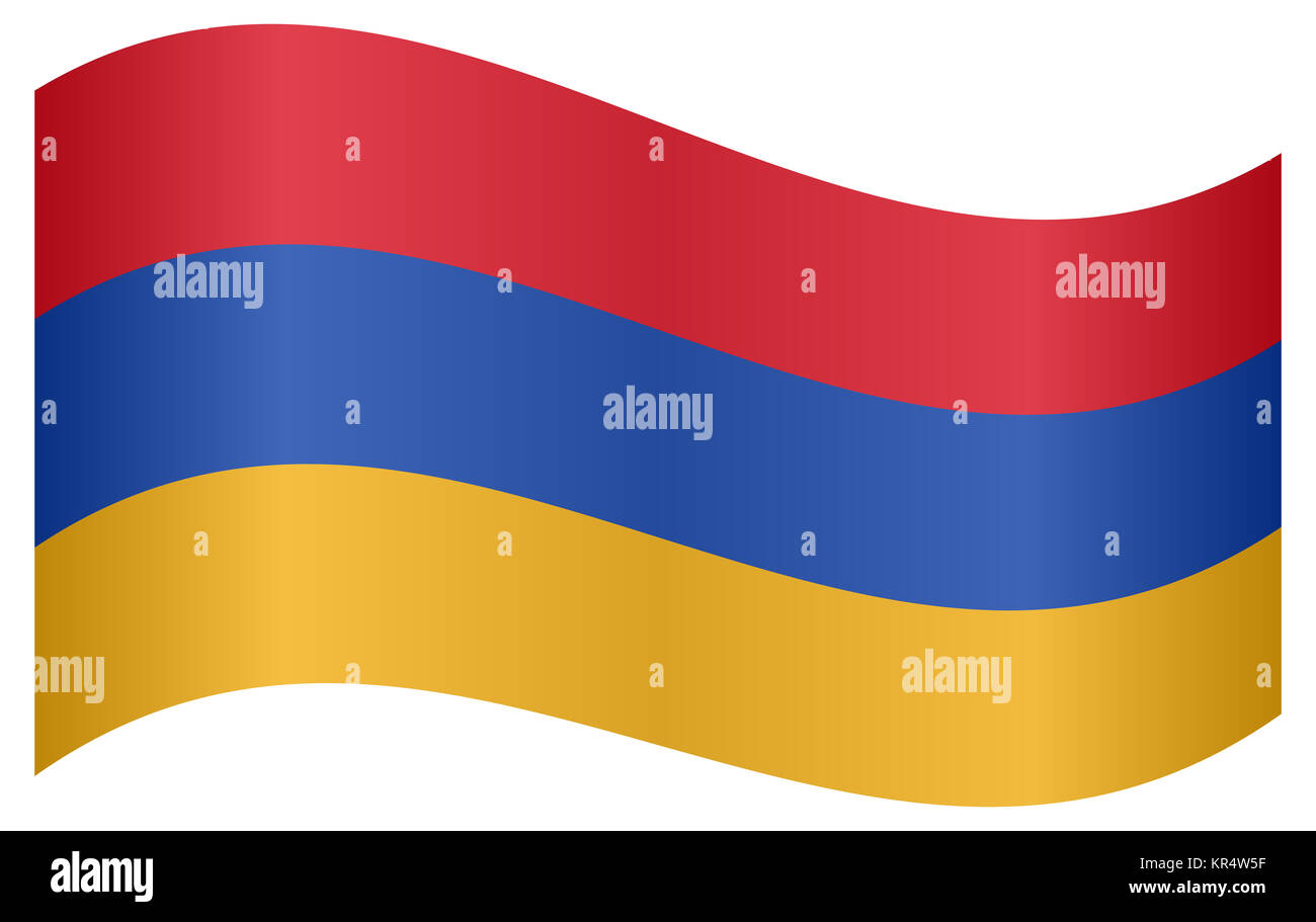 Flag of Armenia waving Stock Photo - Alamy